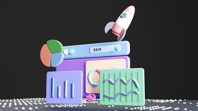 a-computer-screen-with-a-rocket-on-top-of-it